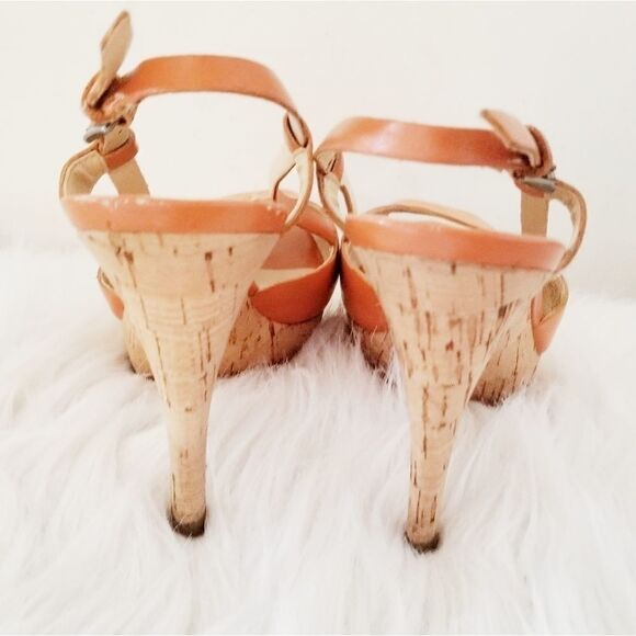 Marc Fisher high heeled sling back open toe - Picture 3 of 6